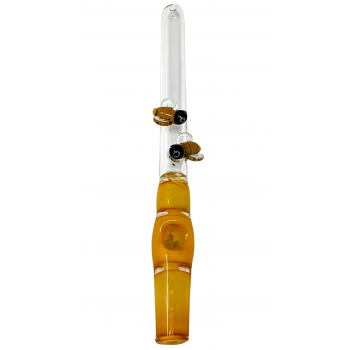 11.5" Honey Bee Triple Pinch Steamroller Hand Pipe - [STJ75]